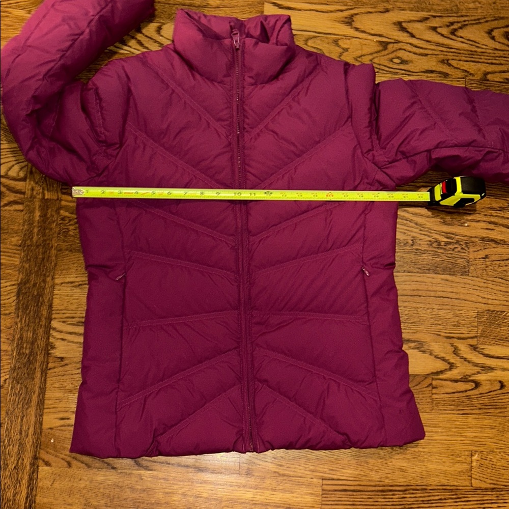 L.L. Bean Women's Chevron Quilted Puffer Jacket - Plum Gorpcore - Picture 6 of 6